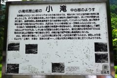 小滝坑閉山前の小滝の様子